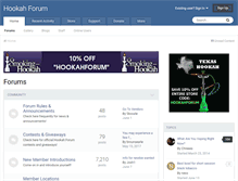 Tablet Screenshot of hookahforum.com